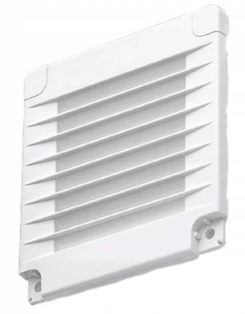 Вентиляционная решетка AIRROXY 250х250 White накладная белая (02-322)