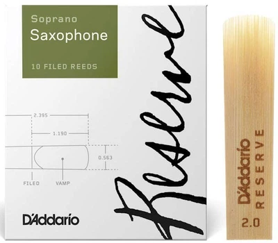 Трость для сопрано саксофона D'Addario Reserve - Soprano Sax #2.0 (1шт)