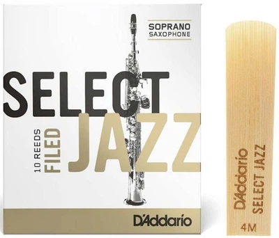 Трость для сопрано саксофона D'Addario Select Jazz - Soprano Sax 4M (1шт)