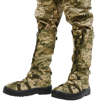Гамаши Утепленные для Обуви Бахилы на Берцы Дождевые для Защиты Ног Пиксель XL(46-48)