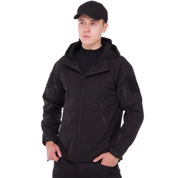 Куртка тактична Zelart Tactical Scout 5707 розмір 3XL (54-56) Black