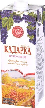 Вино Котовський винзавод Кадарка Маринталь червоне напівсолодке 1 л 9-13% (4820016631694)