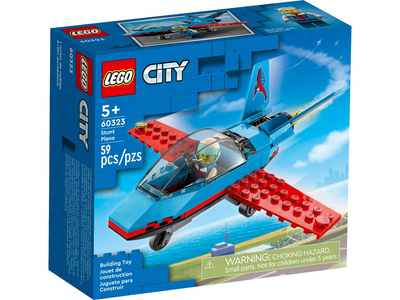 Zestaw klocków LEGO City Samolot kaskaderski 59 elementów (60323)
