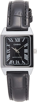 Женские часы Casio LTP-V007L-1B Черные с серебристым