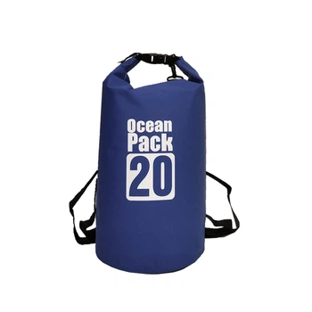 Водонепроницаемая рюкзак сумка гермомешок с шлейкой на плечо Ocean Pack 20 л Blue (HbP58215239)