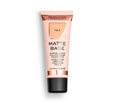 Тональний крем з матовим фінішом Makeup Revolution Matte Base Foundation "F8.5" 28 мл. Бежевий