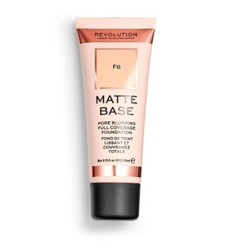 Тональний крем з матовим фінішом Makeup Revolution Matte Base Foundation "F6" 28 мл. Світло-бежевий