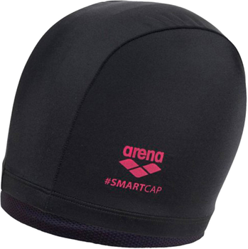 Шапочка для плавання Arena SMARTCAP 004401-100 Чорна Жіноча OSFM (3468336608012)
