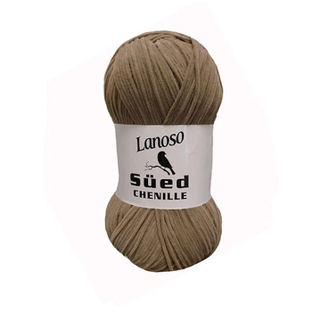 Пряжа Lanoso Sued Chenille (Ланосо Суед Шенил) 952 бежевий