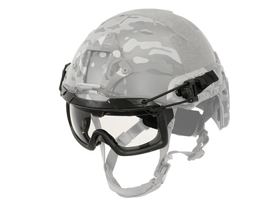 Прозрачные очки для шлема - FAST - Черные