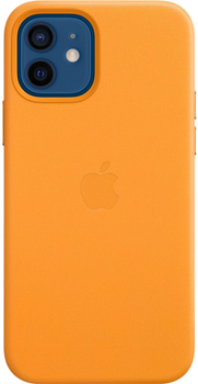 Панель Apple MagSafe Leather Case для Apple iPhone 12/12 Pro California Poppy (MHKC3)