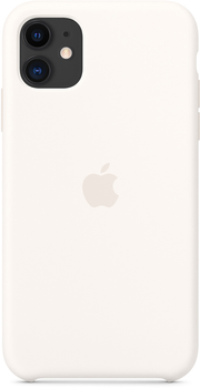 Etui Apple Silicone Case do Apple iPhone 11 White (MWVX2)