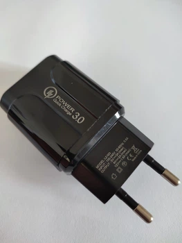 Зарядное устройство для телефона QC 3.0 черный (P000011)