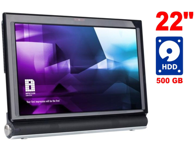 Моноблок Impression Studio AL 1210 / 22" TN / Core i3-550 (2(4) ядра по 3.2GHz) / 2GB DDR3 / 500GB HDD / HD Graphics / DVD-RW / WebCam / Win 10 б/у