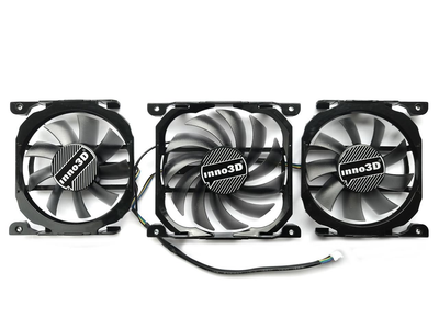 Вентилятор Colorful для видеокарты Inno3D GTX 670 680 760 CF-12915S (CF-12815S CF-12815B) комплект 3 шт (№437)