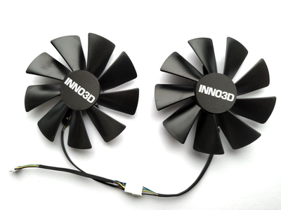 Вентилятор Apistek для відеокарти Inno3D RTX 2060 GA92S2H комплект 2 шт (№428)