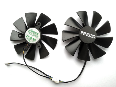Вентилятор Apistek для відеокарти Inno3D RTX 2060 GA92S2H комплект 2 шт (№428)