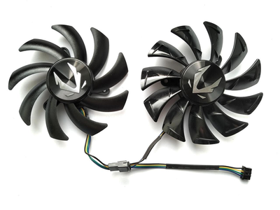 Вентилятор Apistek для видеокарты Zotac PGF GA92S2U GA91S2H комплект 2 шт (№423.1)