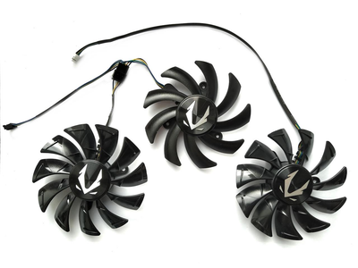Вентилятор Apistek для видеокарты Zotac PGF GA92S2U GA91S2H комплект 3 шт (№423)