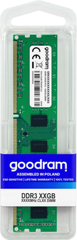Оперативная память Goodram DDR3-1333 4096MB PC3-10600 (GR1333D364L9S/4G)