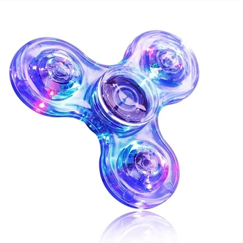 Спиннер светящийся Spinner прозрачный с подсветкой (80027)
