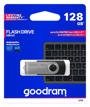 Goodram UTS3 128GB USB 3.0 Black (UTS3-1280K0R11)