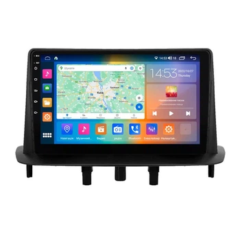 Штатная магнитола 9" Lesko для Renault Megane III Рестайлинг 2 2014-2016 2/32Gb CarPlay 4G Wi-Fi GPS Prime