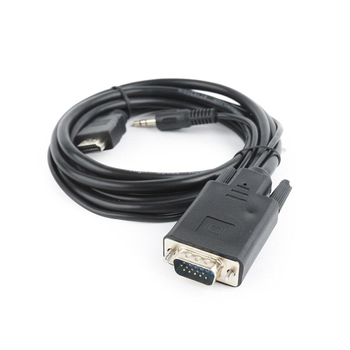 Адаптер Cablexpert HDMI to VGA and audio 1.8 м (A-HDMI-VGA-03-6)