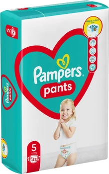 Підгузки-трусики Pampers Pants Розмір 5 (12-17 кг) 42 шт (8001090994691/8006540068960)