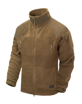 Куртка толстовка флисовая Stratus Jacket - Heavy Fleece Helikon-Tex Coyote XS Тактическая мужская