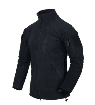 Кофта Alpha Tactical Jacket - Grid Fleece Helikon-Tex Navy Blue L Тактична чоловіча