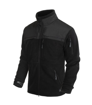 Куртка флісова Defender Jacket - Fleece Helikon-Tex Black L Тактична