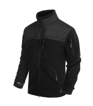 Куртка флисова Defender Jacket - Fleece Helikon-Tex Black M Тактическая