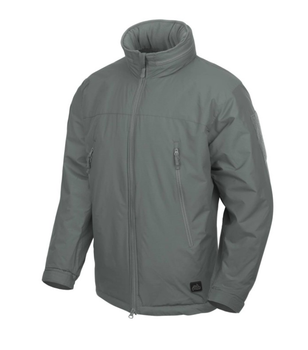 Куртка легкая зимняя Level 7 Lightweight Winter Jacket - Climashield Apex 100G Helikon-Tex Alpha Green (Серый) XXXL Тактическая