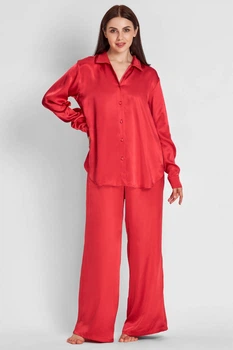 Пижама: блуза и брюки Anabel Arto 50(2XL) малиновый (37893) (82378)