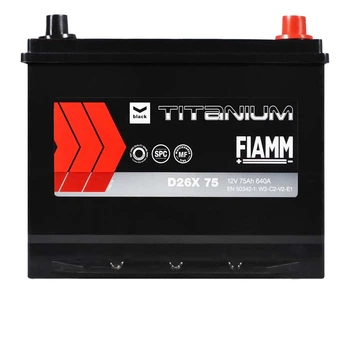 Автомобільний акумулято FIAMM Titanium Black Asia 75Аh 640А R+