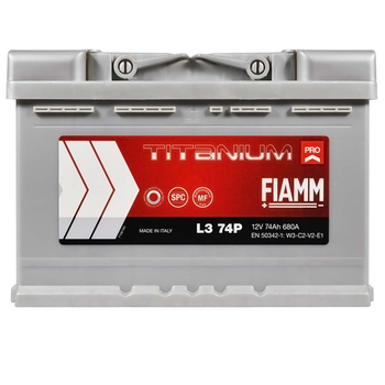 Автомобільний акумулято FIAMM Titanium Pro 74Аh 680А R+