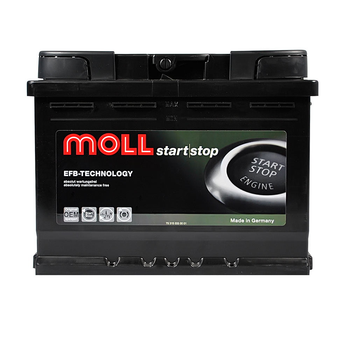 Автомобільний акумулято MOLL EFB 60Ah 640A R+