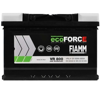 Автомобільний акумулято FIAMM Ecoforce AGM 80Аh 800А R+