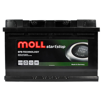 Автомобільний акумулято MOLL EFB 70Ah 700A R+