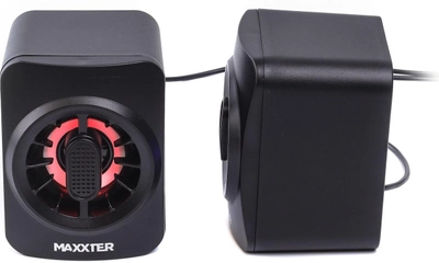 Колонки для компьютера (акустическая система) Maxxter CSP-U005RGB Black