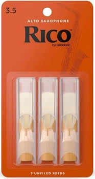 Трости для альт саксофона D'Addario Rico - Alto Sax #3.5 - 3-Pack