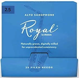 Трости для альт саксофона D'Addario Royal - Alto Sax #2.5 - 25 Pack