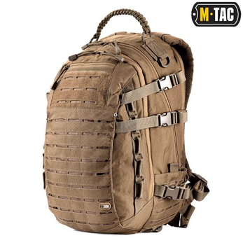 Рюкзак тактический военный M-Tac Mission Pack Laser Cut Coyote, Штурмовой рюкзак для военных ВСУ 27 л (SK-1170)