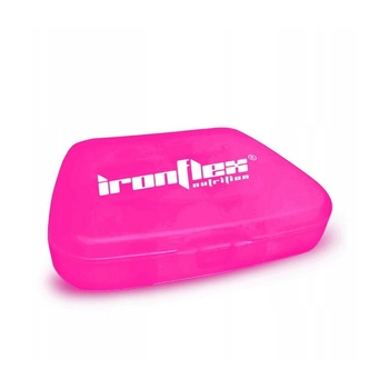 Таблетница IronFlex Pill Box, цвет розовый