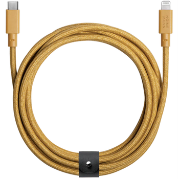 Кабель синхронизации Native Union Belt 3m Cable XL USB-C to Lightning, Kraft (BELT-CL-KFT-3-NP)