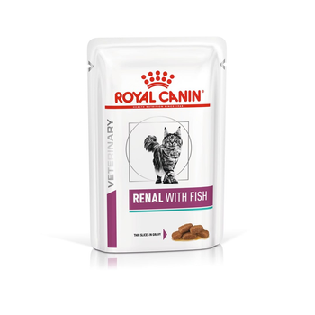 Mokra karma dla kotów z problemami nerek ROYAL CANIN Renal z rybą - saszetki 12x85g (9003579000519)