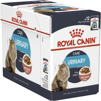 Вологий корм для дорослих кішок Royal Canin Urinary Care з метою профілактики сечокам'яної хвороби 85 г х 12 шт (9003579000359)