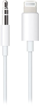 Кабель Apple Lightning to 3.5 mm Audio Cable (1.2m) White (MXK22)