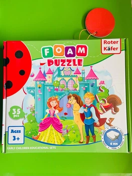Пазли м'які. Принцеса. Foam puzzles. Princess (RK1202-06). VladiToys